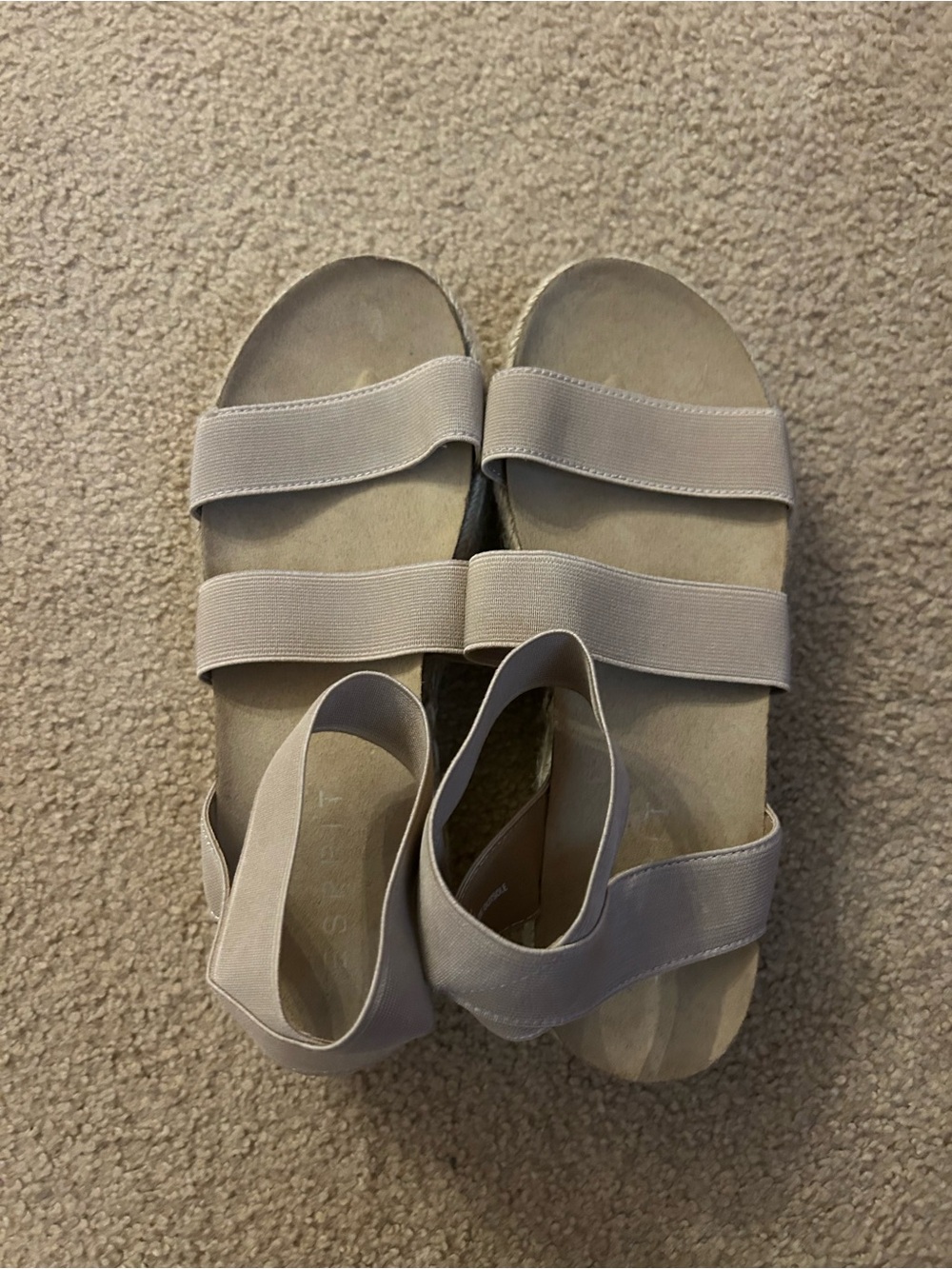 espirit platform sandals